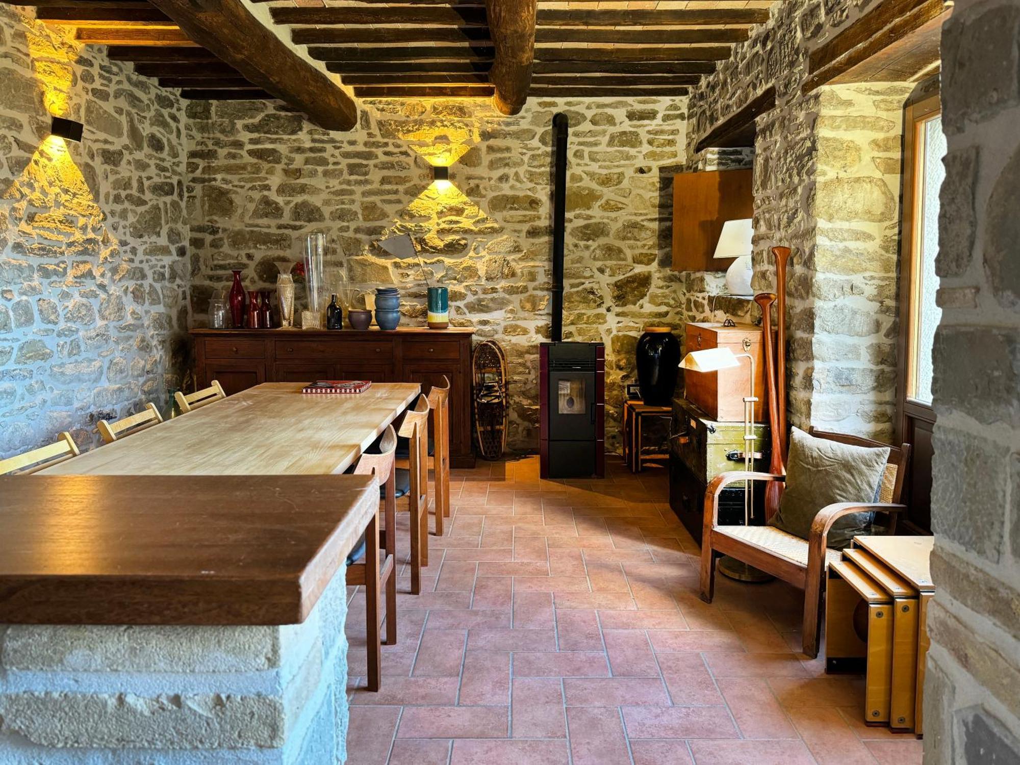 Bio Agriturismo Il Vigno Caprese Michelangelo ภายนอก รูปภาพ