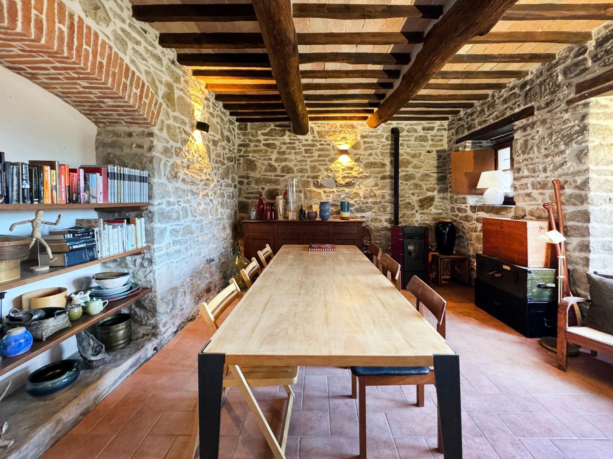 Bio Agriturismo Il Vigno Caprese Michelangelo ภายนอก รูปภาพ
